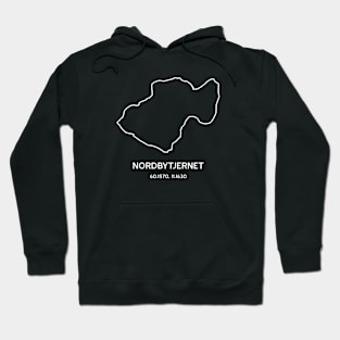 Nordbytjernet Jessheim Ullensaker Norway Map Coordinates Hoodie